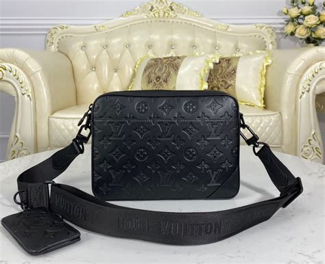 louis vuitton black duo messenger bag|louis vuitton lv duo.